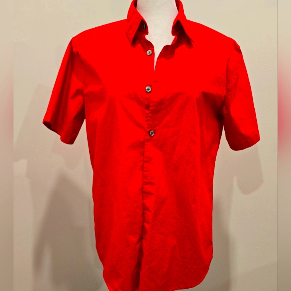 Hugo men's red shirt